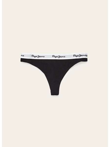 Womens Pepe Jeans Thong DIXIE U4_F5596_PEP_BK