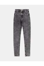 WOVEN HW PUSHUP SKIN DENIM