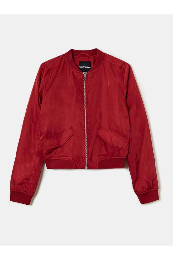 WOVEN BOMBER