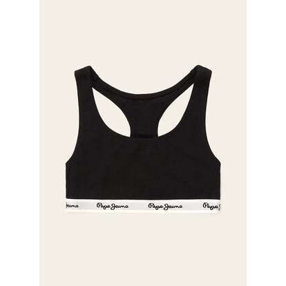 Womens Pepe Jeans Bra Top DIXIE U4_F5594_PEP_BK